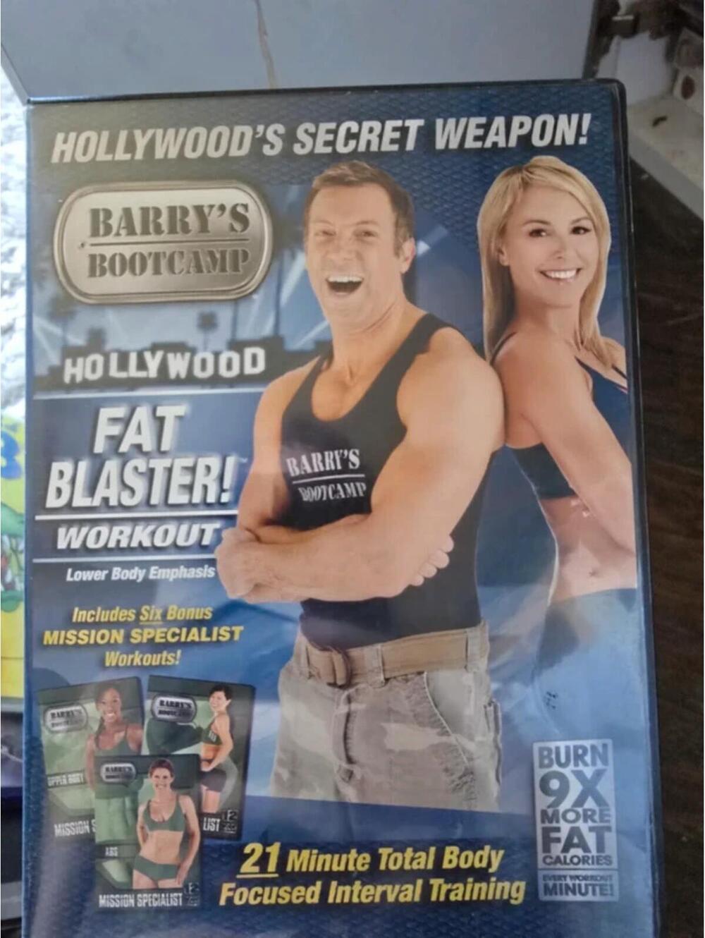 **6 For $13 Sale On Dvds! Barry's bootcamp 2 dvd set full body Hollywood workout